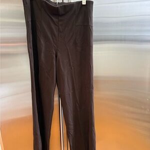 INC International Concepts Brown soft stretch flat front women’s pants